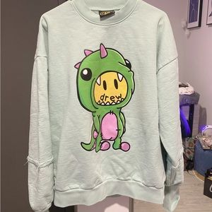 Drew House Dinodrew Deconstructed Crewneck